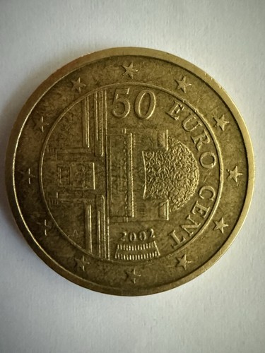 Euro cent 2002 münze - 50,
