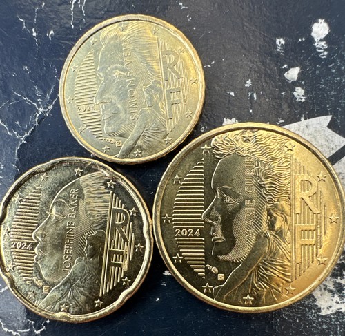 Euro cent set - 20, 50-euro-cent