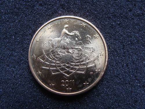 Cent kursmünze italien - 50,