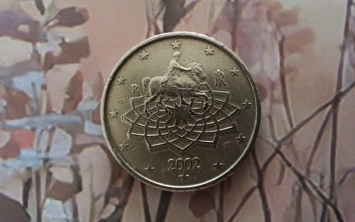 Cent münze italien - 50, 2002