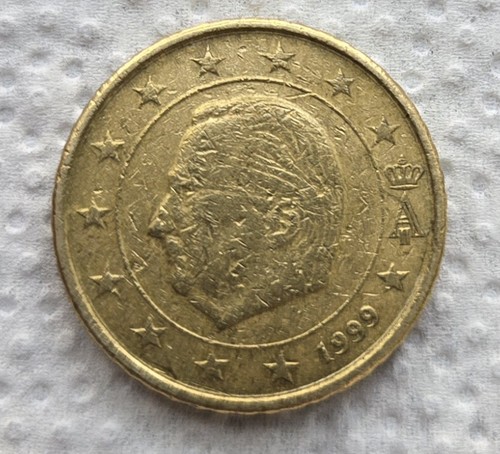 Cent münze von könig - 50-cent-münze,
