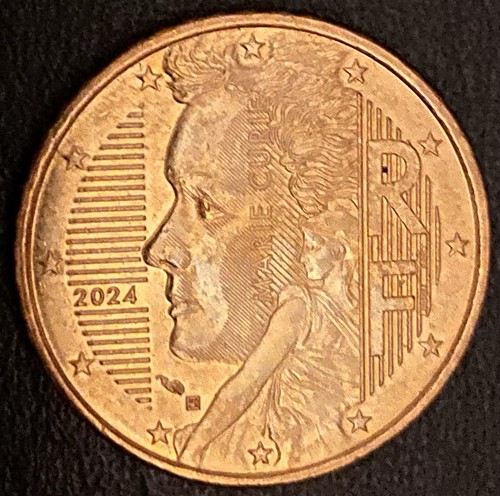 Frankreich eurocent 2024 - frankreich,