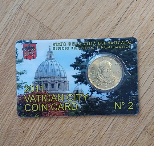 Vatikan eurocent 2011 coin - 50,