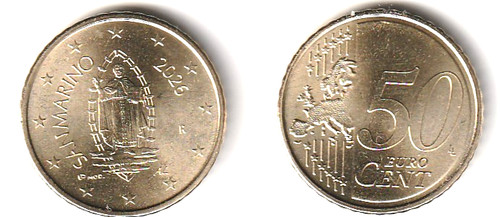 Cent san marino 2026 - san,