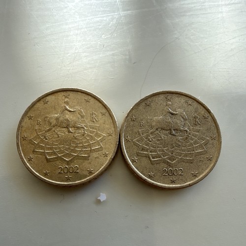 Italien cent kursmünze - 50,