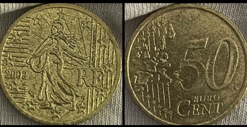 Frankreich euro cent - 50,