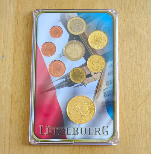 Luxemburg euro kursmünzenset - luxemburg, euro-kursmünzenset