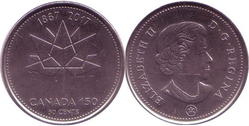 Kanada cent 2017 150 - kanada,
