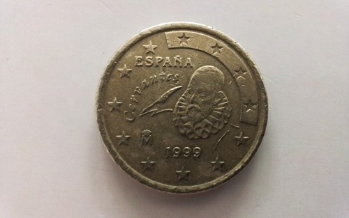 Cent münze spanien - 50,