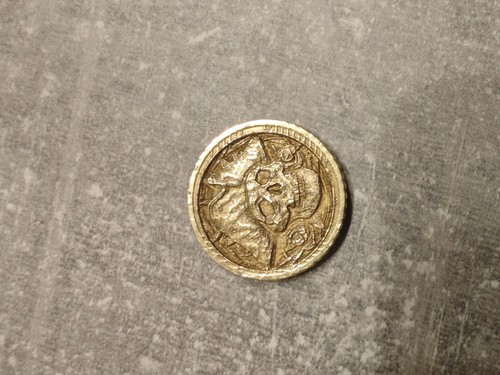 Handgravierte cent münze - handgravierte, 50-cent-mÜnze