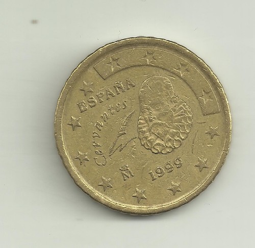 Spanien cent kursmünze - 50,