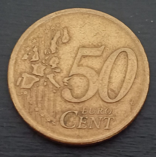 Euro cent seltene - 50, münze