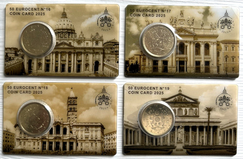 Cent vatikan coincard - 50,