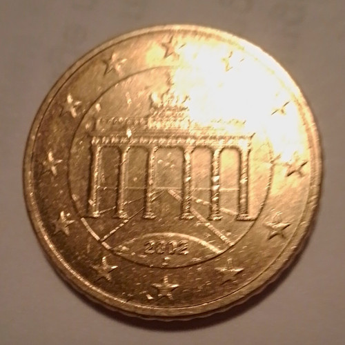 Euro cent kursmünze - cent, euro-kursmünze