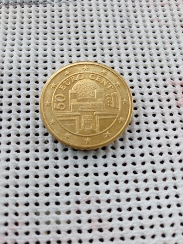 Cent münze aus - 50-cent-münze,