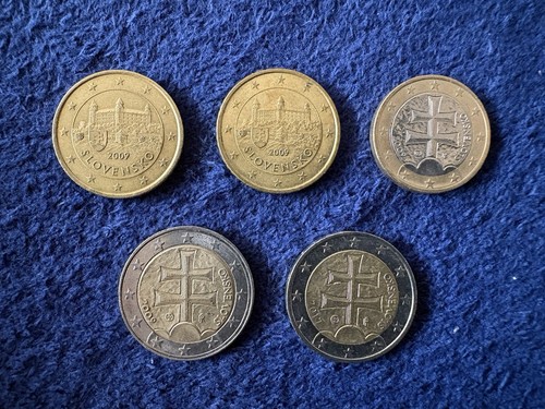 Euromünzen slowakei cent - cent,