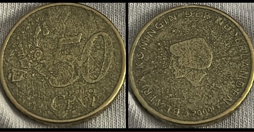 Niederlande cent 2000 - 50,