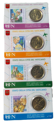 Vatikan 2019 stamp coin - stamp, &