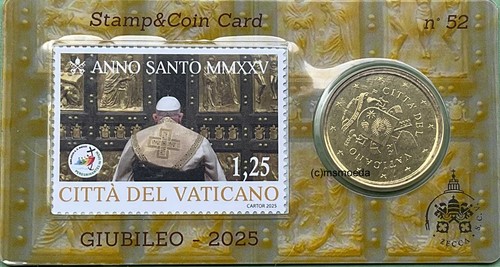 Vatikan euro cent münze - vatikan,