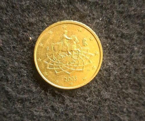 Cent kursmünze italien - 50,