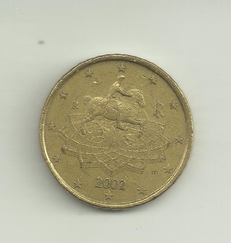 Italien cent umlaufmünze - 50,