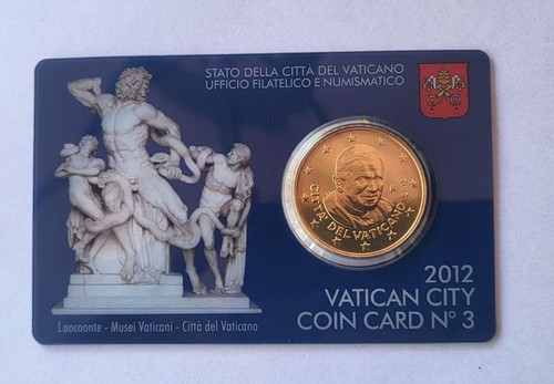 Vatikan cent coin card - vatikan, 50