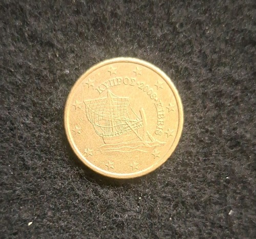 Cent kursmünze zypern - 50, 2008