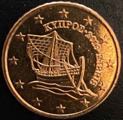 Zypern eurocent kursmünze - 50,
