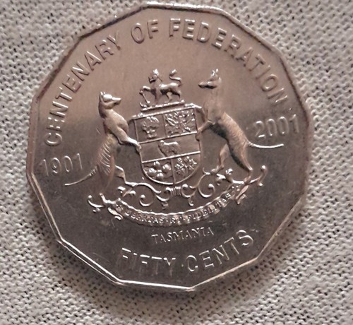 Cent münze australien - 50,